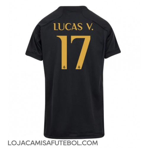 Camisa de Futebol Real Madrid Lucas Vazquez #17 Equipamento Alternativo Mulheres 2023-24 Manga Curta